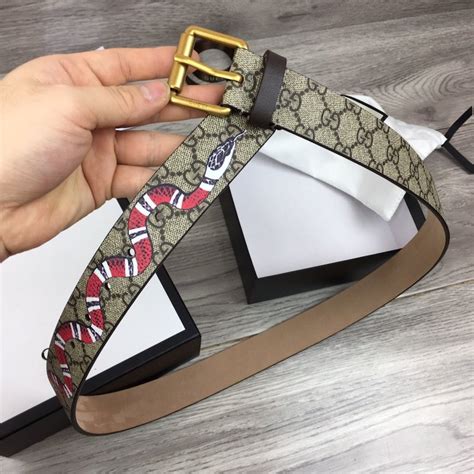 gucci kingsnake belt fake|gucci belt men's size 30.